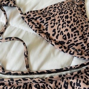 Leopard Three Piece Bikini